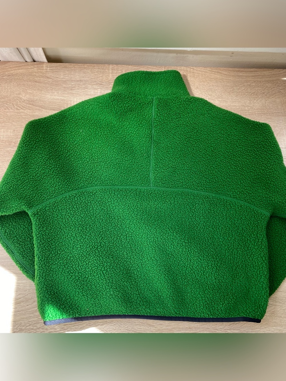 Aritzia TNA Polartec Fleece Mockneck Jacket Green Small - Picture 3 of 9